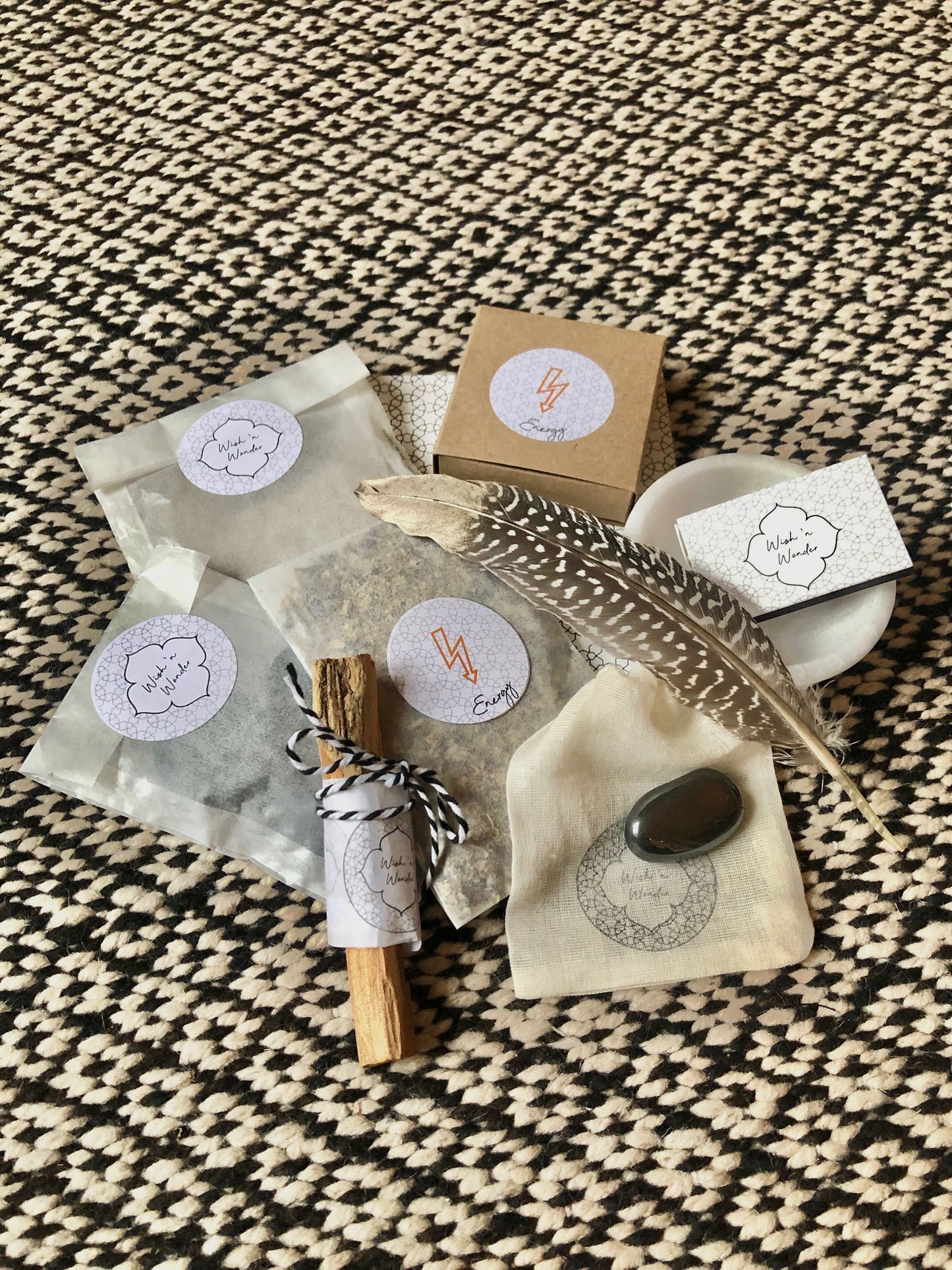 Energy Magic Set - Incense bowl with charcoal