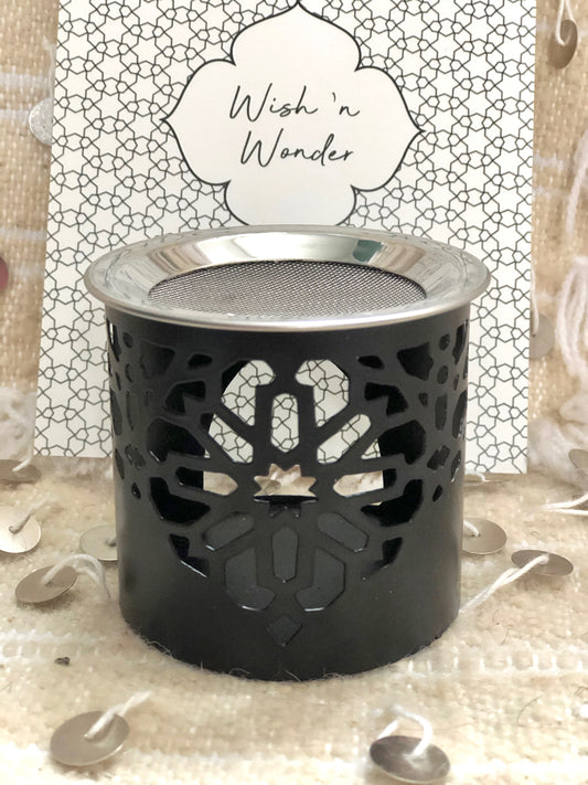 Incense burner "basic" black