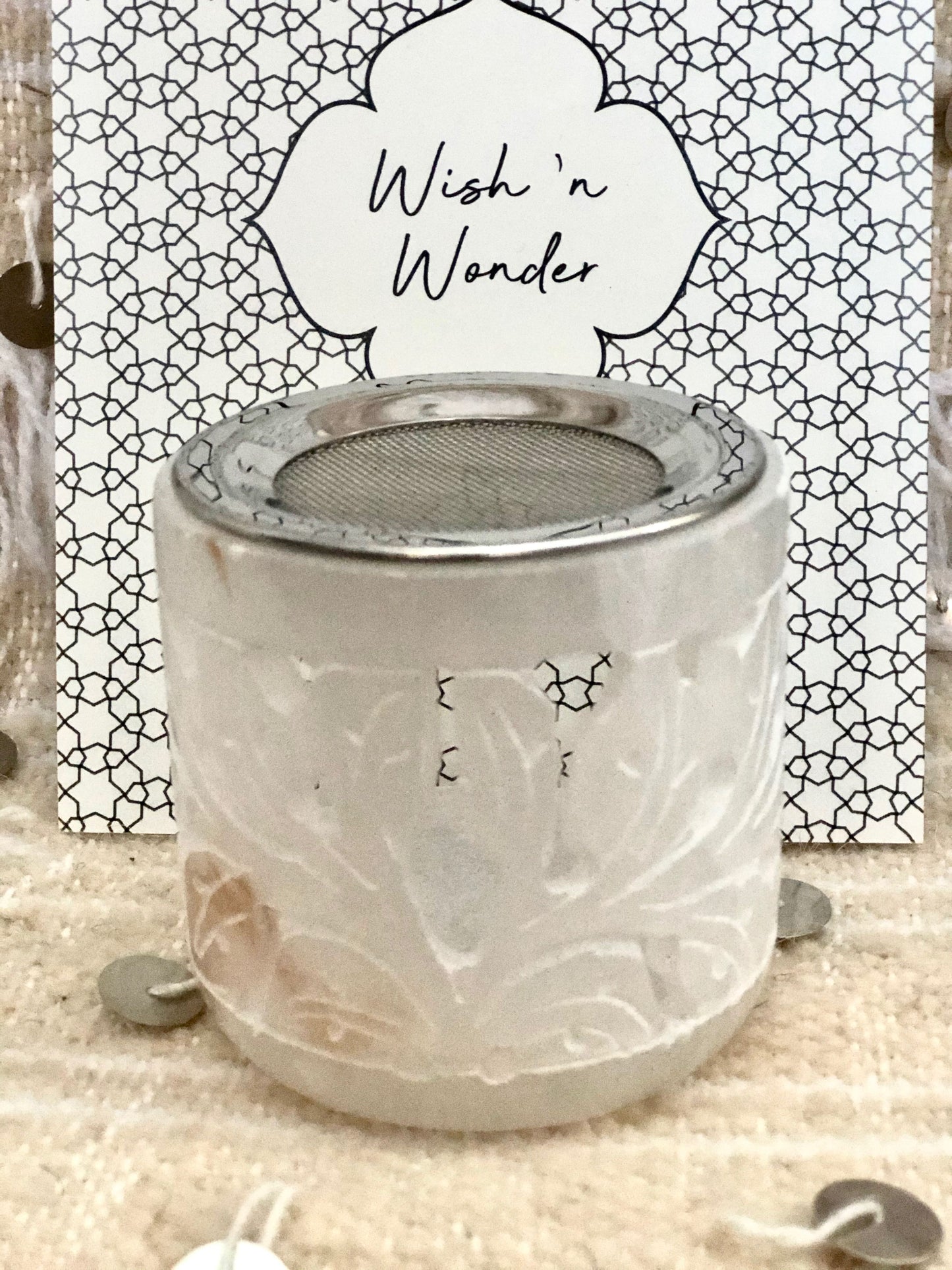 White soapstone incense burner