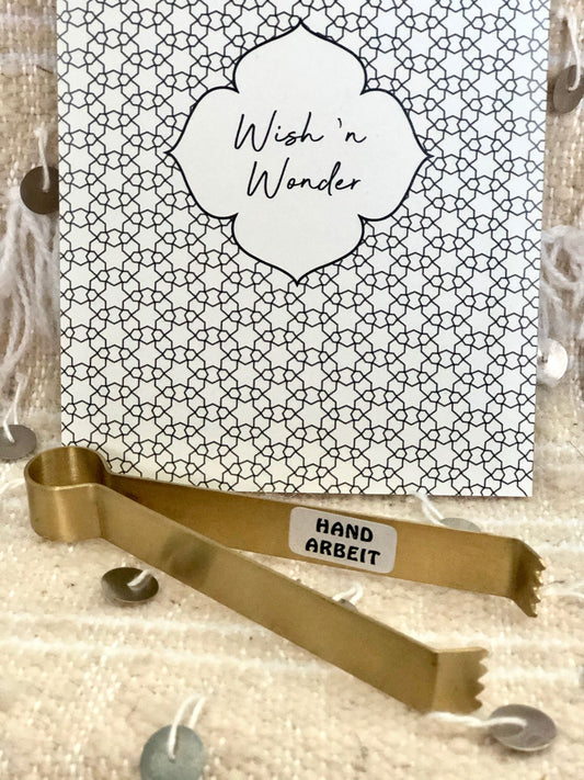 Incense tongs gold