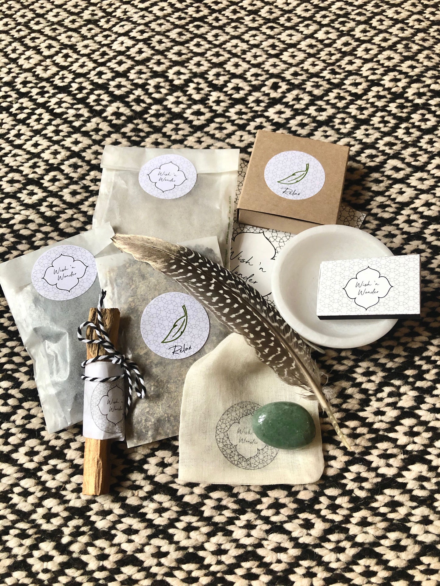 Relax Magic Set - Incense bowl with charcoal